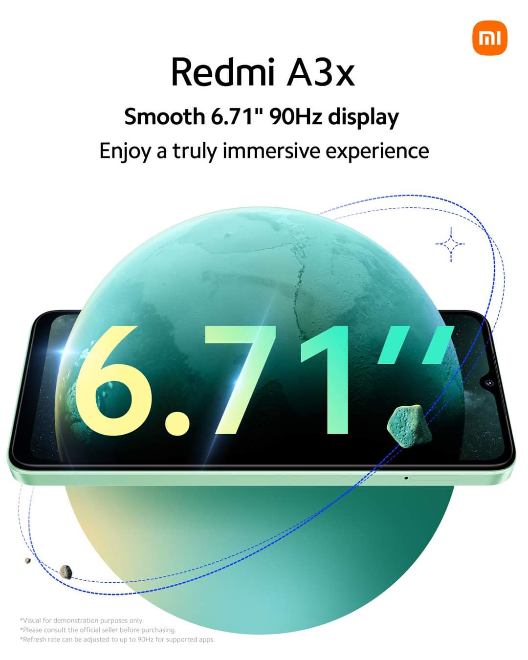 Elegant: Redmi A3x featuring a Jaw-Dropping Glass Back & Lightning-Fast 6.71” 90Hz Display launched by Xiaomi in Nairobi